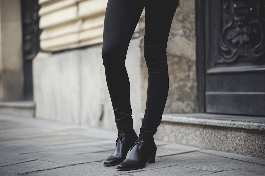 quelle couleur de chaussure avec pantalon noir